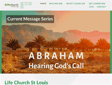 Tablet Screenshot of lifechurchstlouis.org